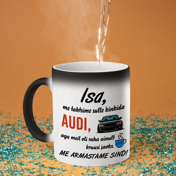 Kruus "Me tahtsime sulle kinkida AUDI"