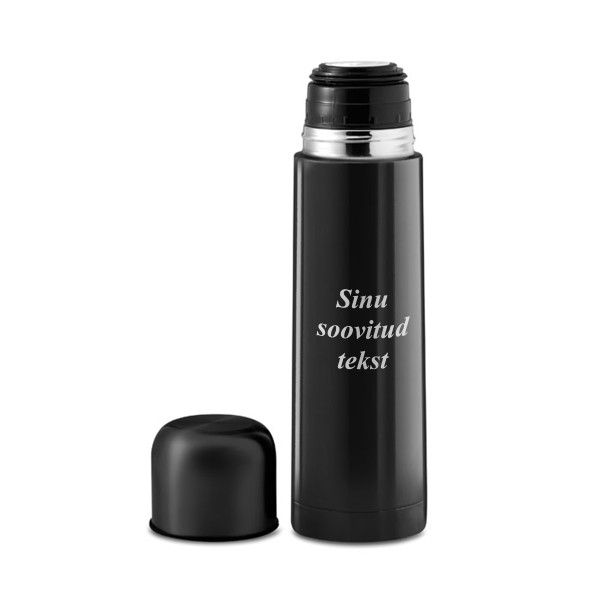Termos "CHAN" vaakumisolatsiooniga teie graveeritud tekstiga (500ml)