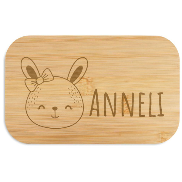 Toidukarp "BEIBABOX – jänes" Sinu valitud nimega