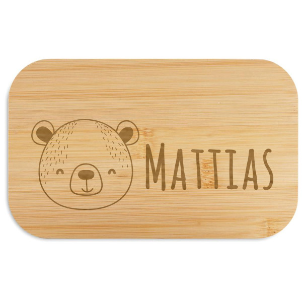 Toidukarp "BEIBABOX – karu" Sinu valitud nimega