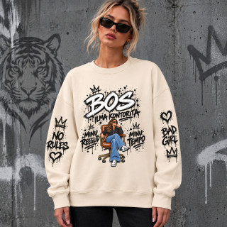 Unisex pastelne pusa "Boss ilma kontorita" Unisex pastelne pusa "Boss ilma kontorita"