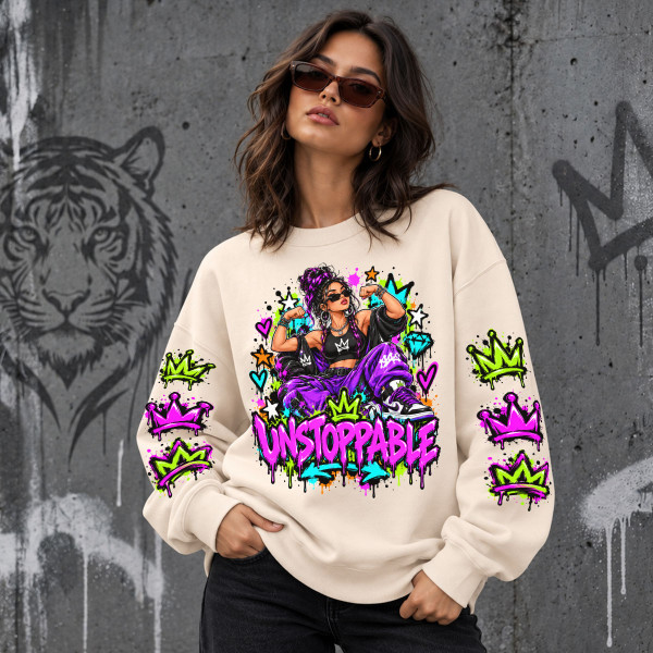 Unisex pastelne pusa "Unstoppable"
