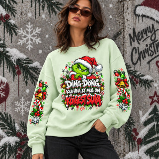 Unisex pastelne pusa "Ding-dong, mul on suva"