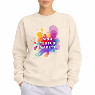UNISEX pastelne pusa Sinu loodud disainiga UNISEX pastelne pusa Sinu loodud disainiga