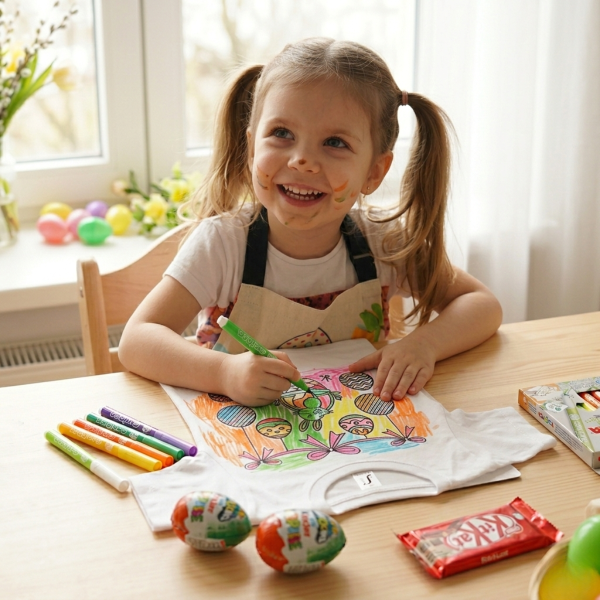 Laste kinkekomplekt "Värvilised lihavõtted"