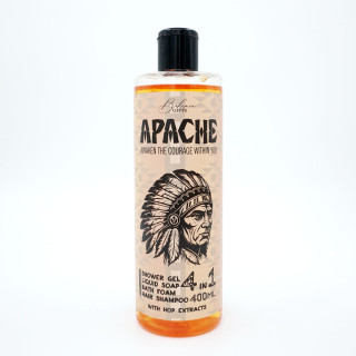 Meeste dušigeel, šampoon, vaht ja seep 4in1 „Apache“ (400ml)