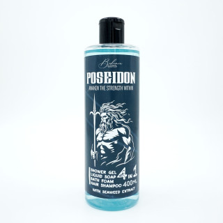 Meeste dušigeel, šampoon, vaht ja seep 4in1 "Poseidon" (400ml)
