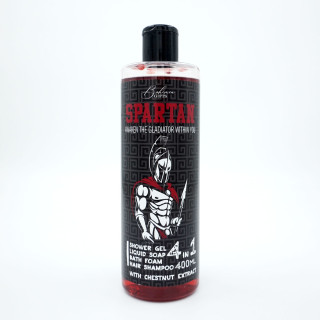 Meeste dušigeel, šampoon, vaht ja seep 4in1 „Spartan“ (400ml)