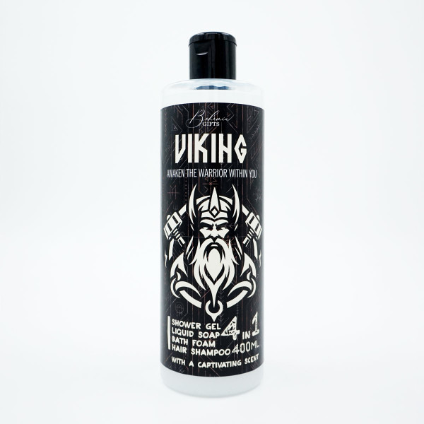 Meeste dušigeel, šampoon, vaht ja seep 4in1 „Viking“ (400ml) Meeste dušigeel, šampoon, vaht ja seep 4in1 „Viking“ (400ml)