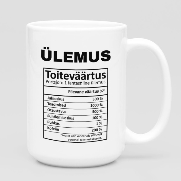 XL kruus "Ülemuse kompositsioon" (450ml)
