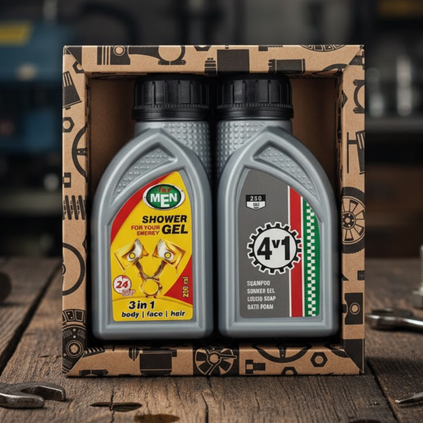 Kinkekomplekt - dušigeel 2x250ml "Shower Gel + 4in1"