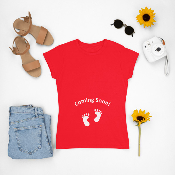 Naiste T-särk "Coming soon"